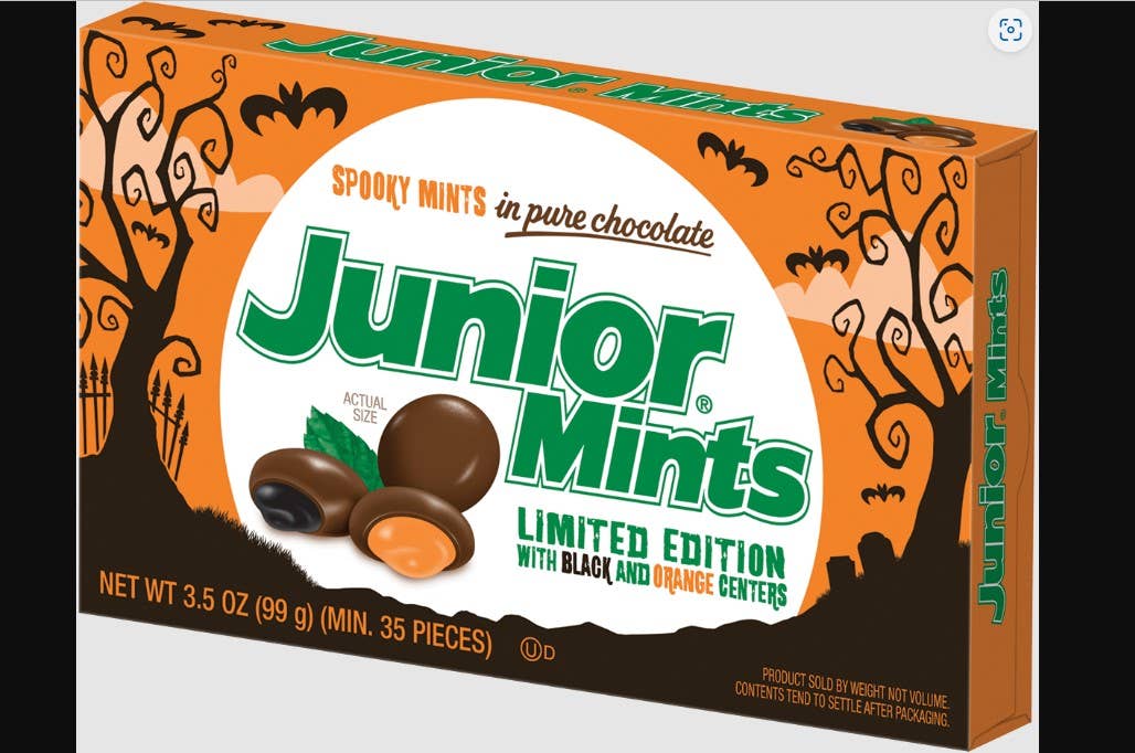 Grandpa Joe's Candy Shop - Halloween Spooky Junior Mints 3.5oz Theater box, 12ct
