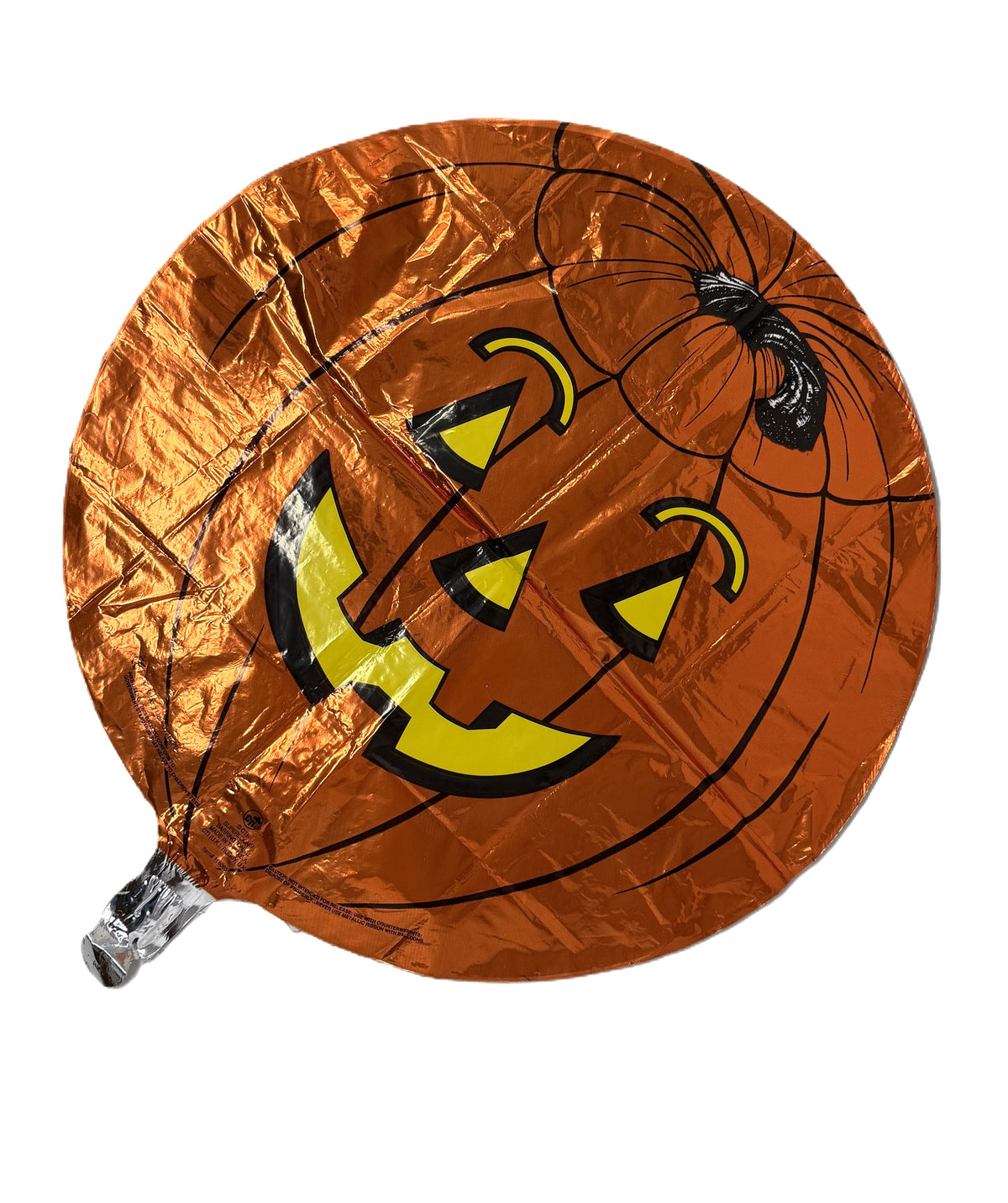 Jack-O'-Lantern Pumpkin Foil Balloon-18"