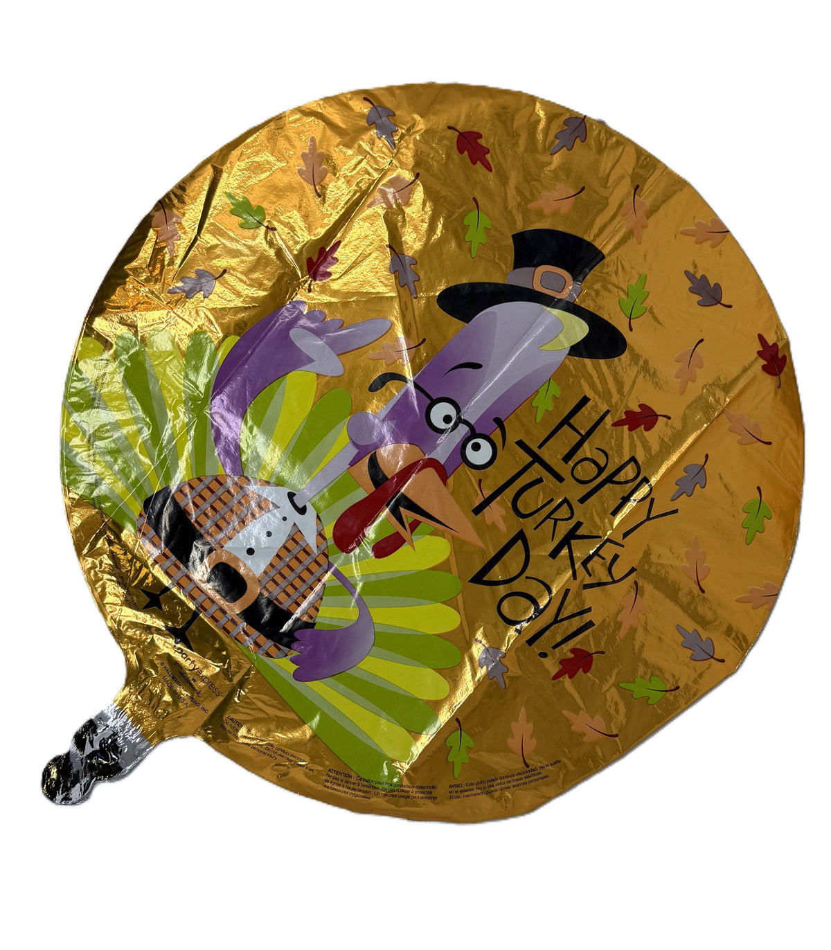 Happy Turkey Day Thanksgiving Foil Balloon - Anagram