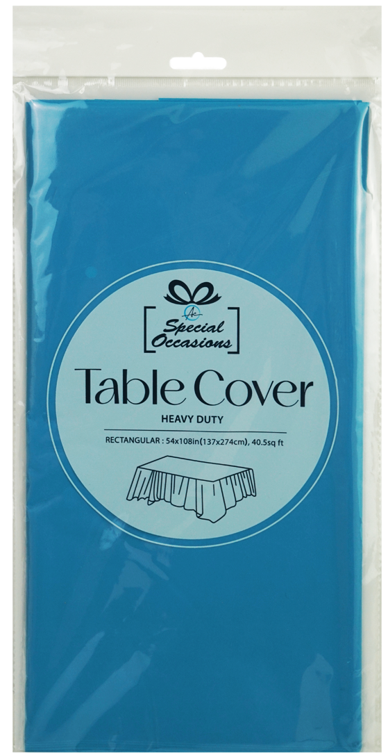 Angels Craft - Disposable Plastic Rectangle Tablecloth, 54 x 108 in: Light Pink