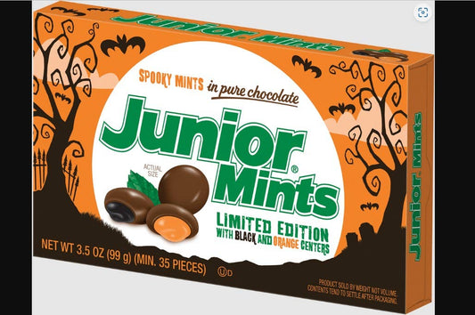 Grandpa Joe's Candy Shop - Halloween Spooky Junior Mints 3.5oz Theater box, 12ct