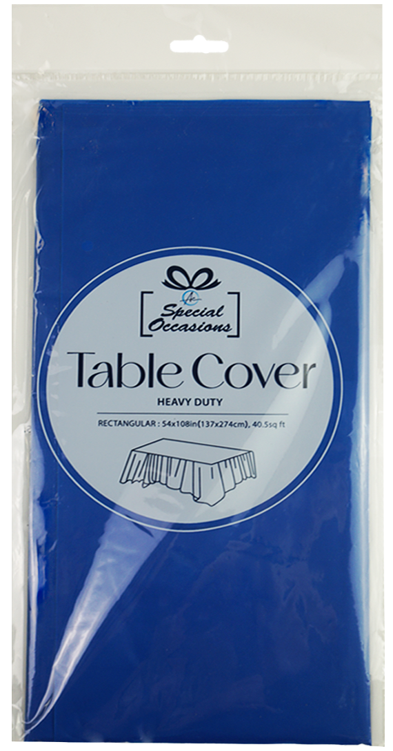 Angels Craft - Disposable Plastic Rectangle Tablecloth, 54 x 108 in: White