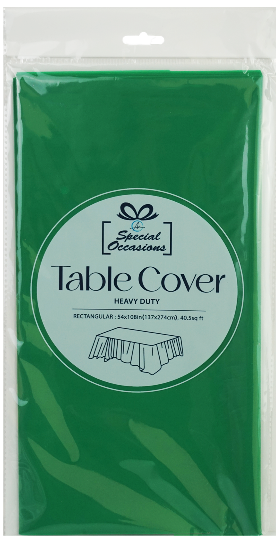 Angels Craft - Disposable Plastic Rectangle Tablecloth, 54 x 108 in: Royal Blue