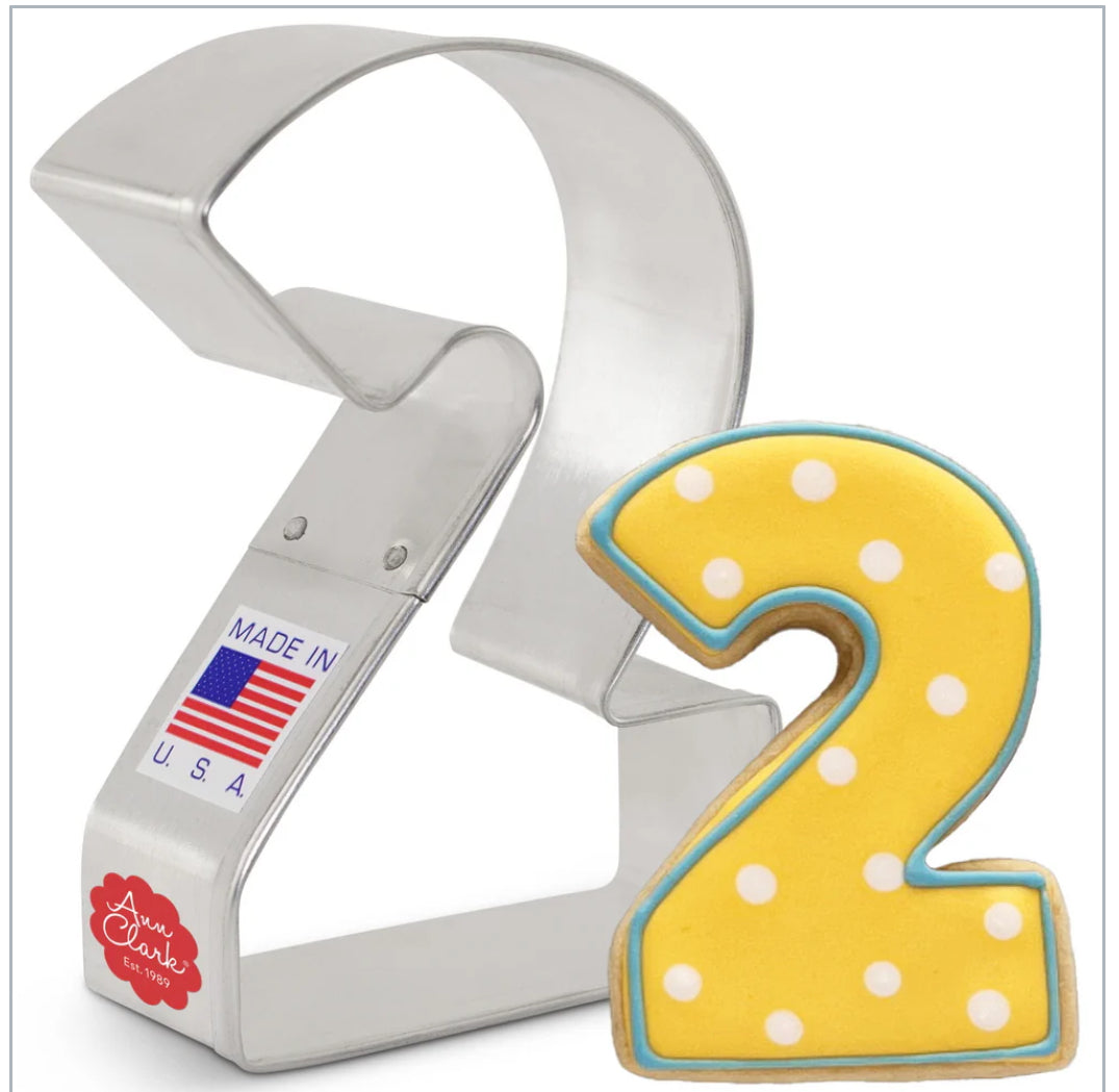 Number 2 Cookie Cutter
