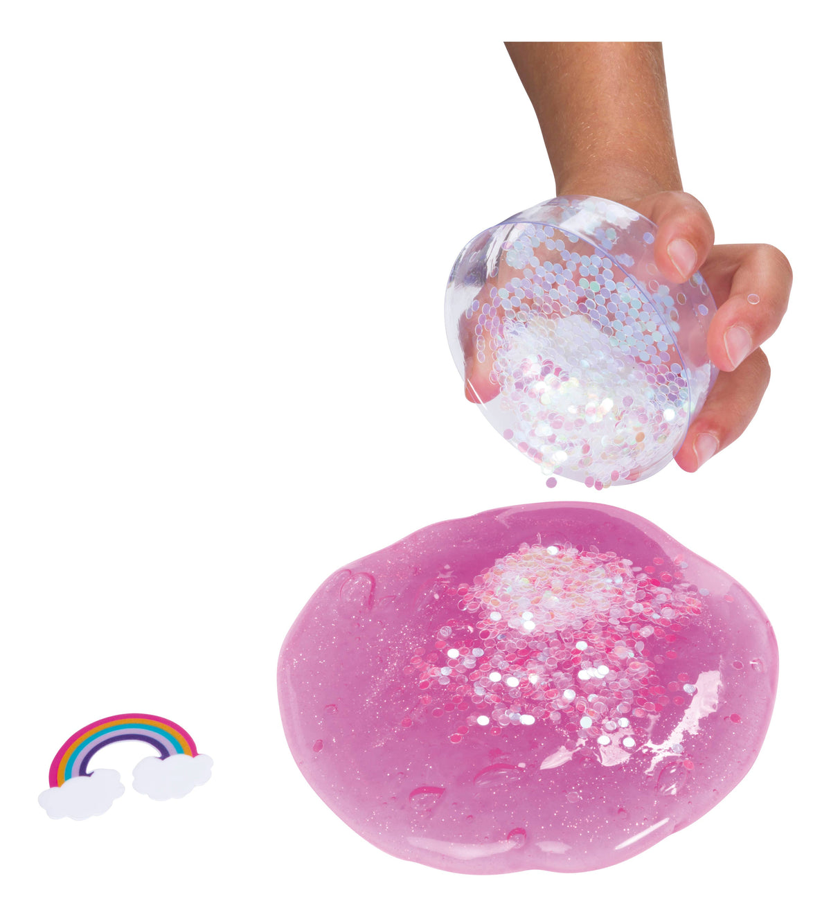 Toysmith - Mix-Ins Slime & Confetti Kit, Asst Styles/Colors, Party Gift