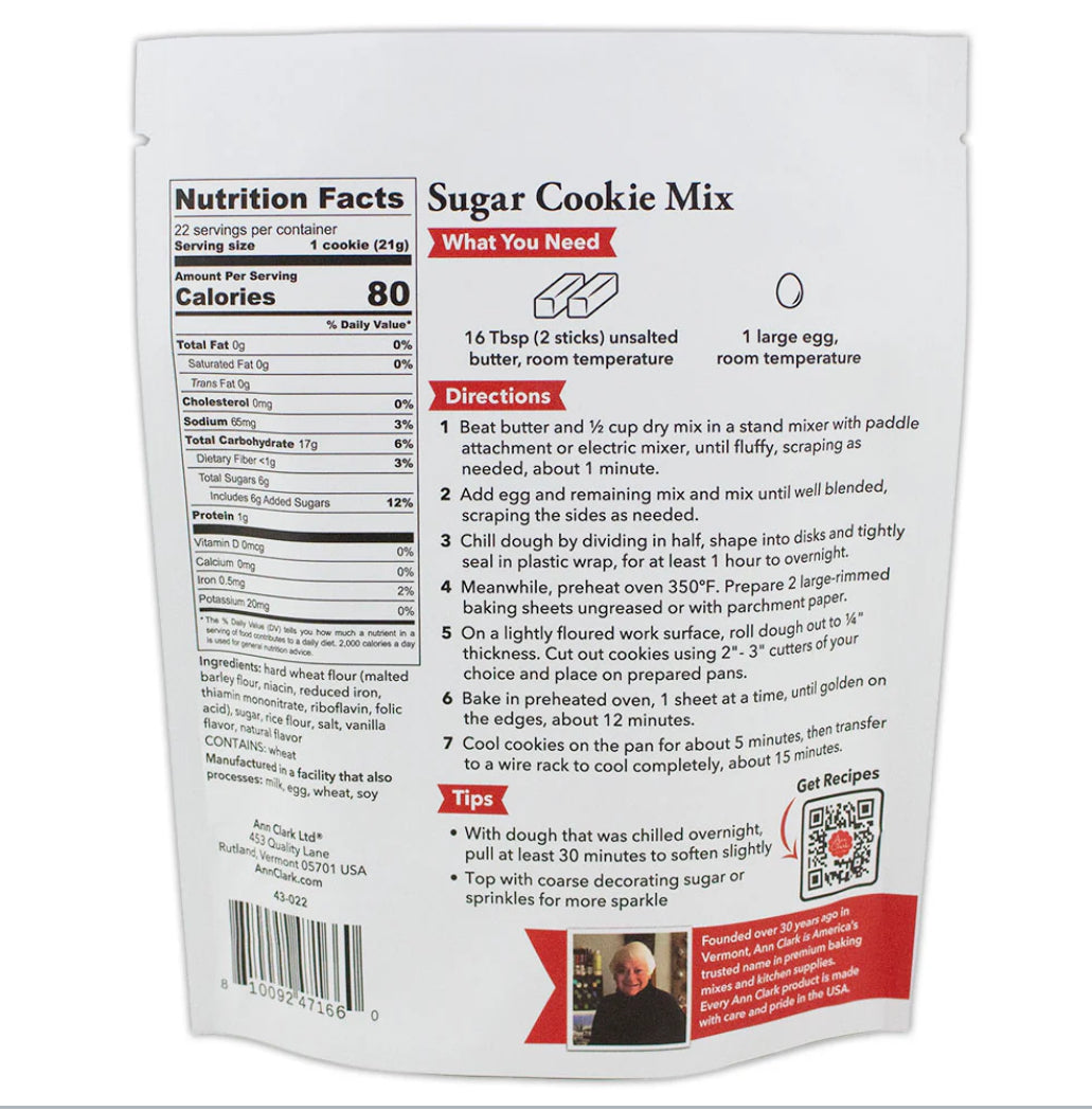 Ann Clark Sugar Cookie Mix 16 oz