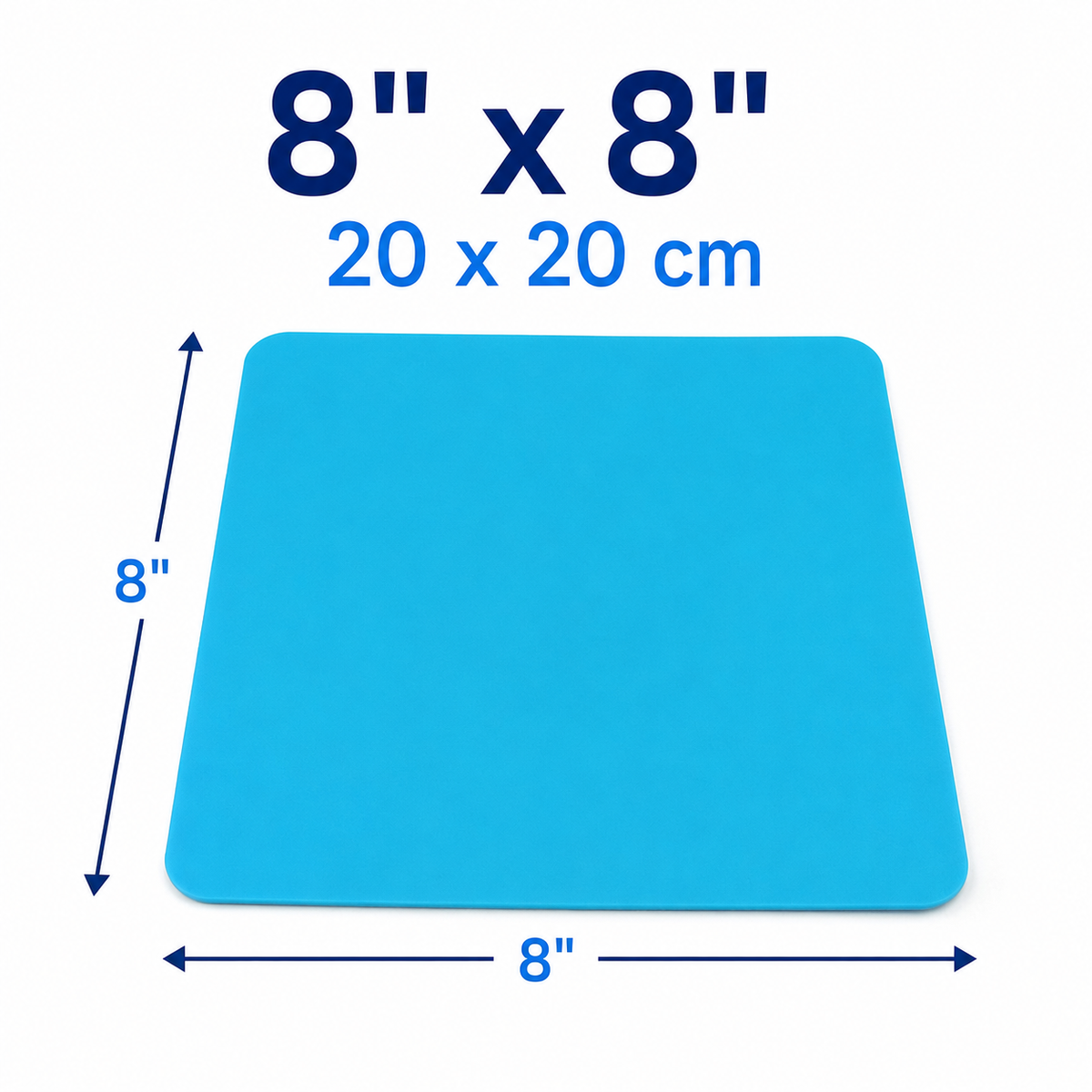 Angels Craft - Non-Stick Silicone Glue Gun Mat, 8 x 8 in