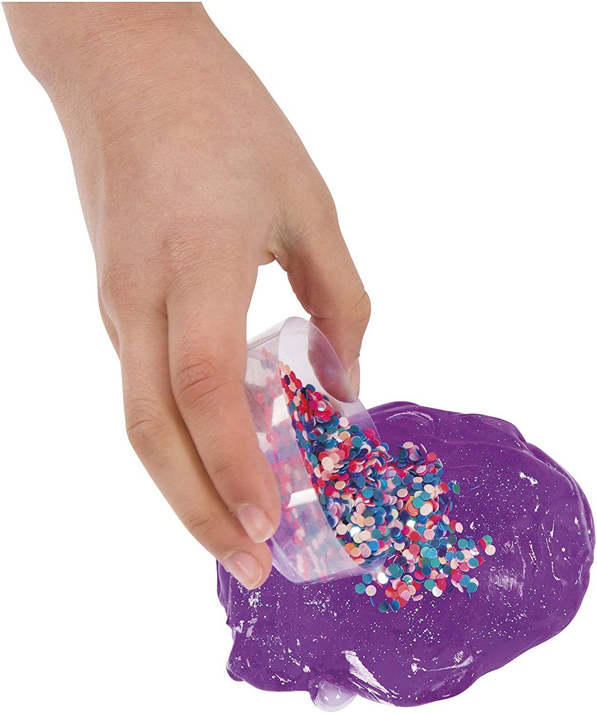 Toysmith - Mix-Ins Slime & Confetti Kit, Asst Styles/Colors, Party Gift