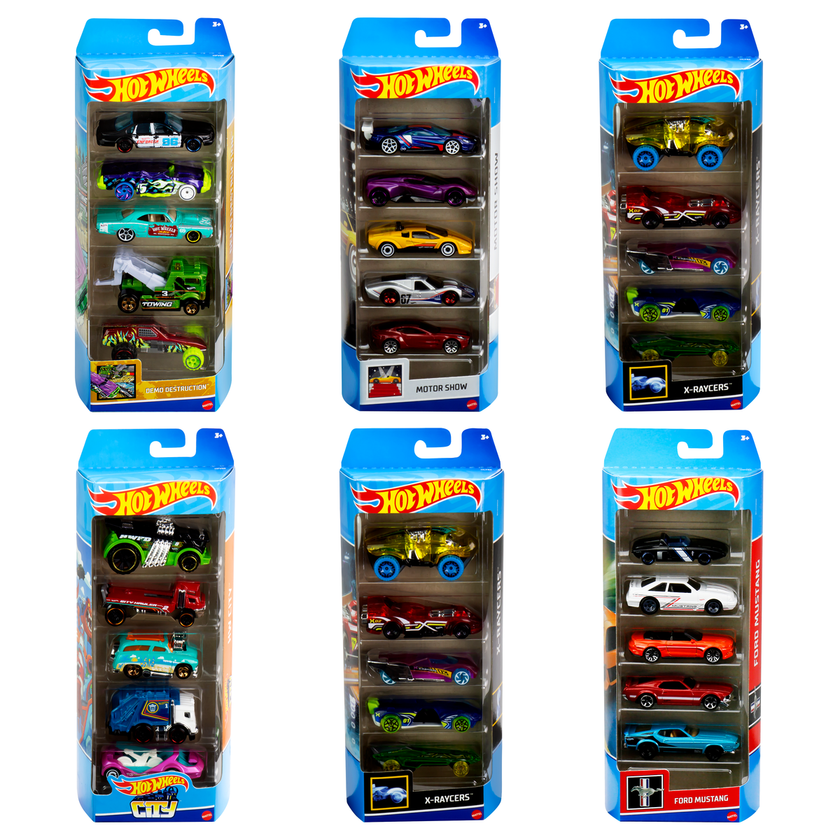 Mattel, Inc. - Hot Wheels 5-Car Pack Assortment