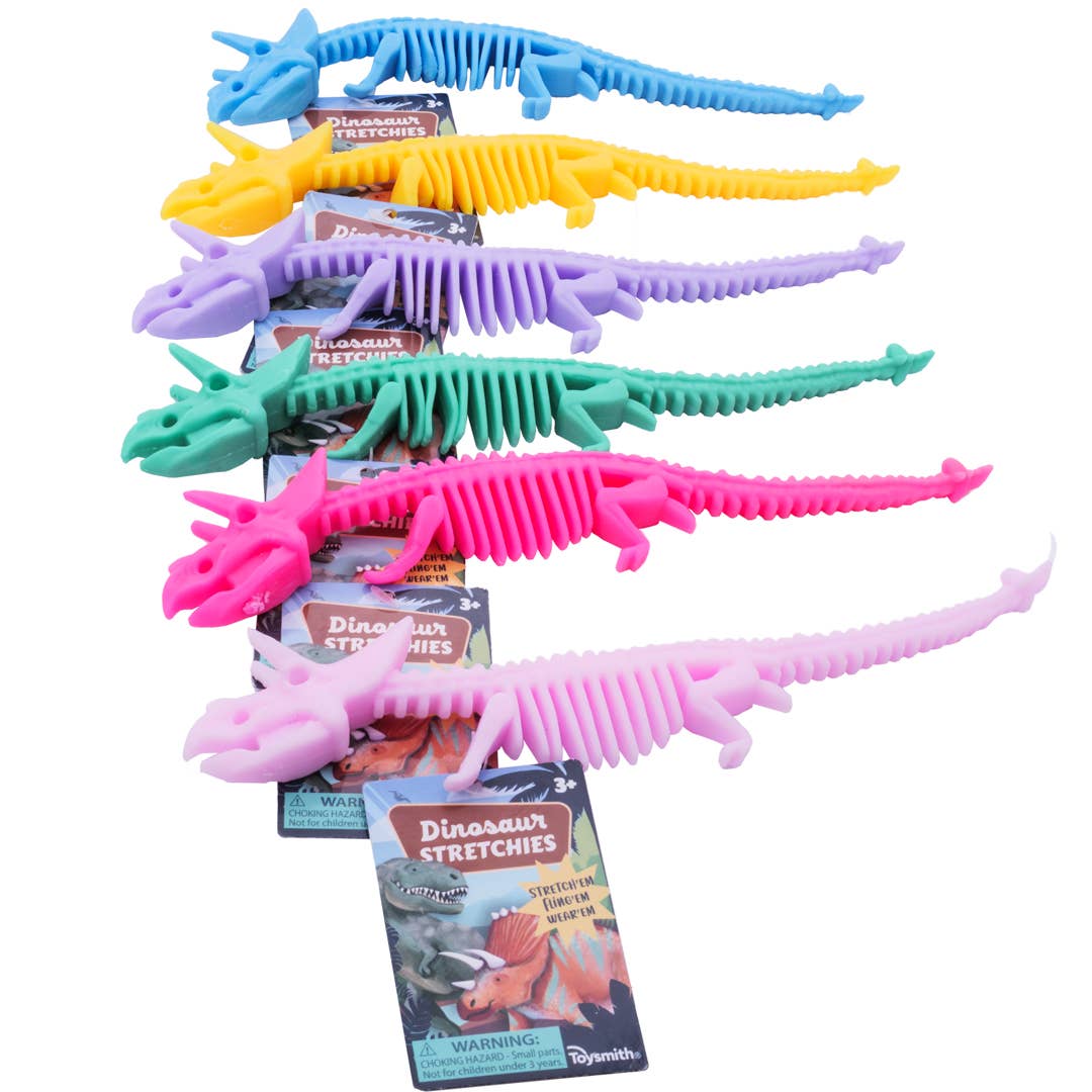 Toysmith - Toysmith Dinosaur Stretchies