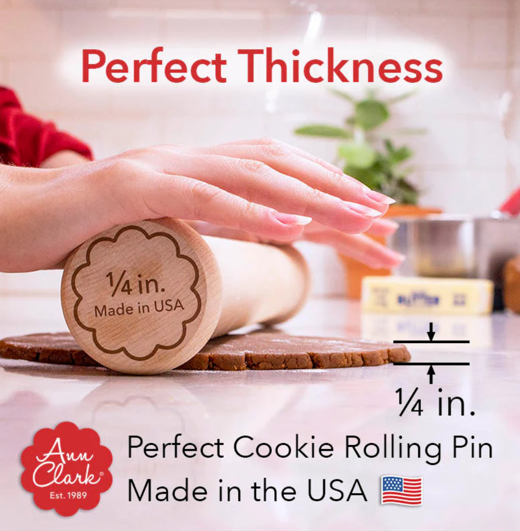 Perfect Cookie Rolling Pin 1/4”