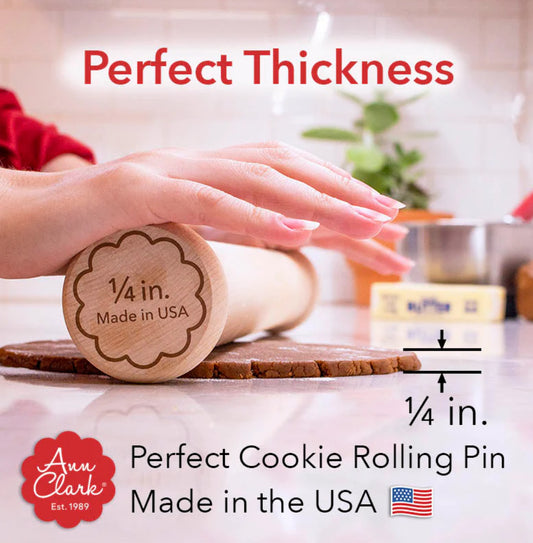 Perfect Cookie Rolling Pin 1/4”
