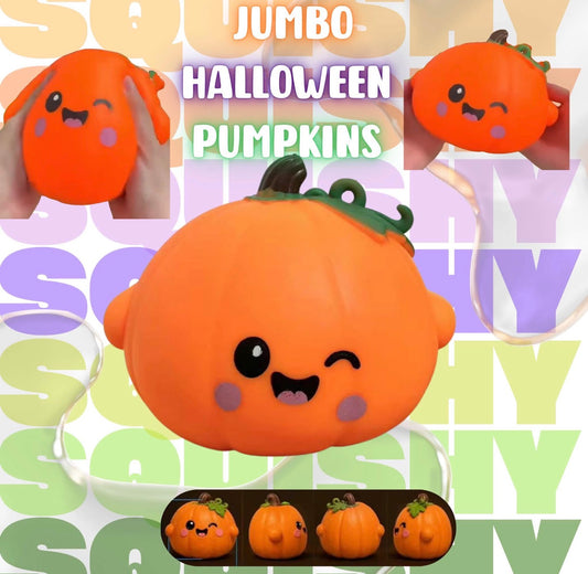 Squishy Toy - Halloween Jumbo Pumpkin