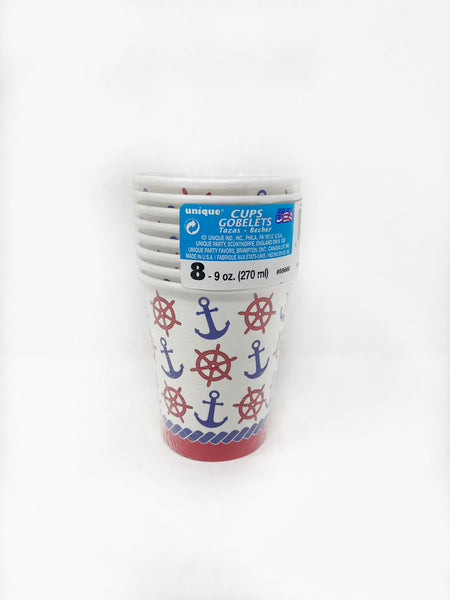 Nautical Cups 9 oz