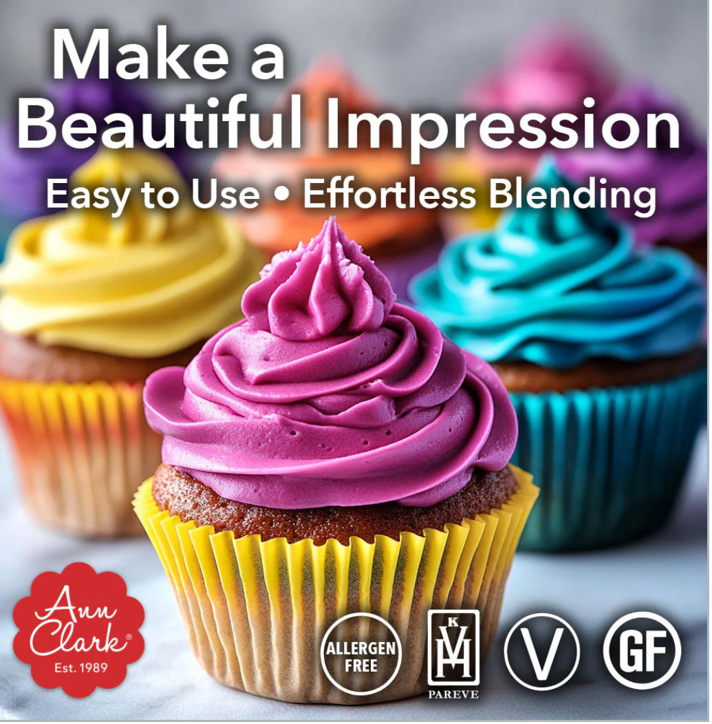 Ann Clark Food Coloring Gel 6-pack