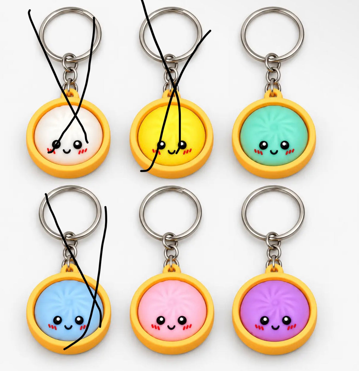 Dumpling Keychain