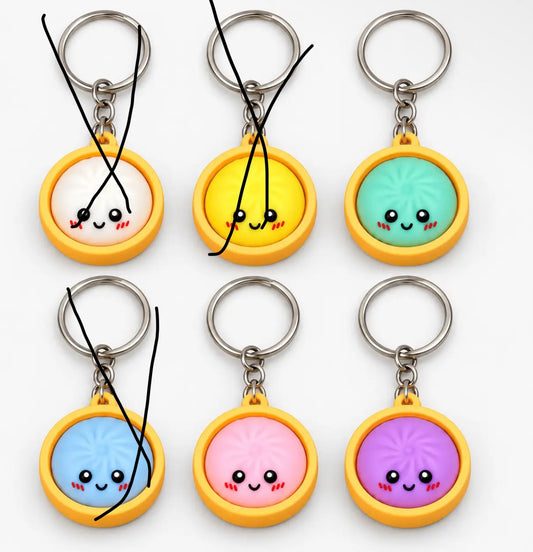 Dumpling Keychain