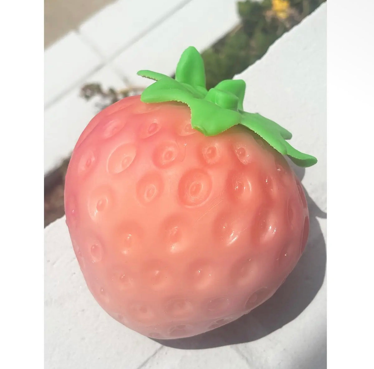 Color Changing Strawberry Squishy Toy