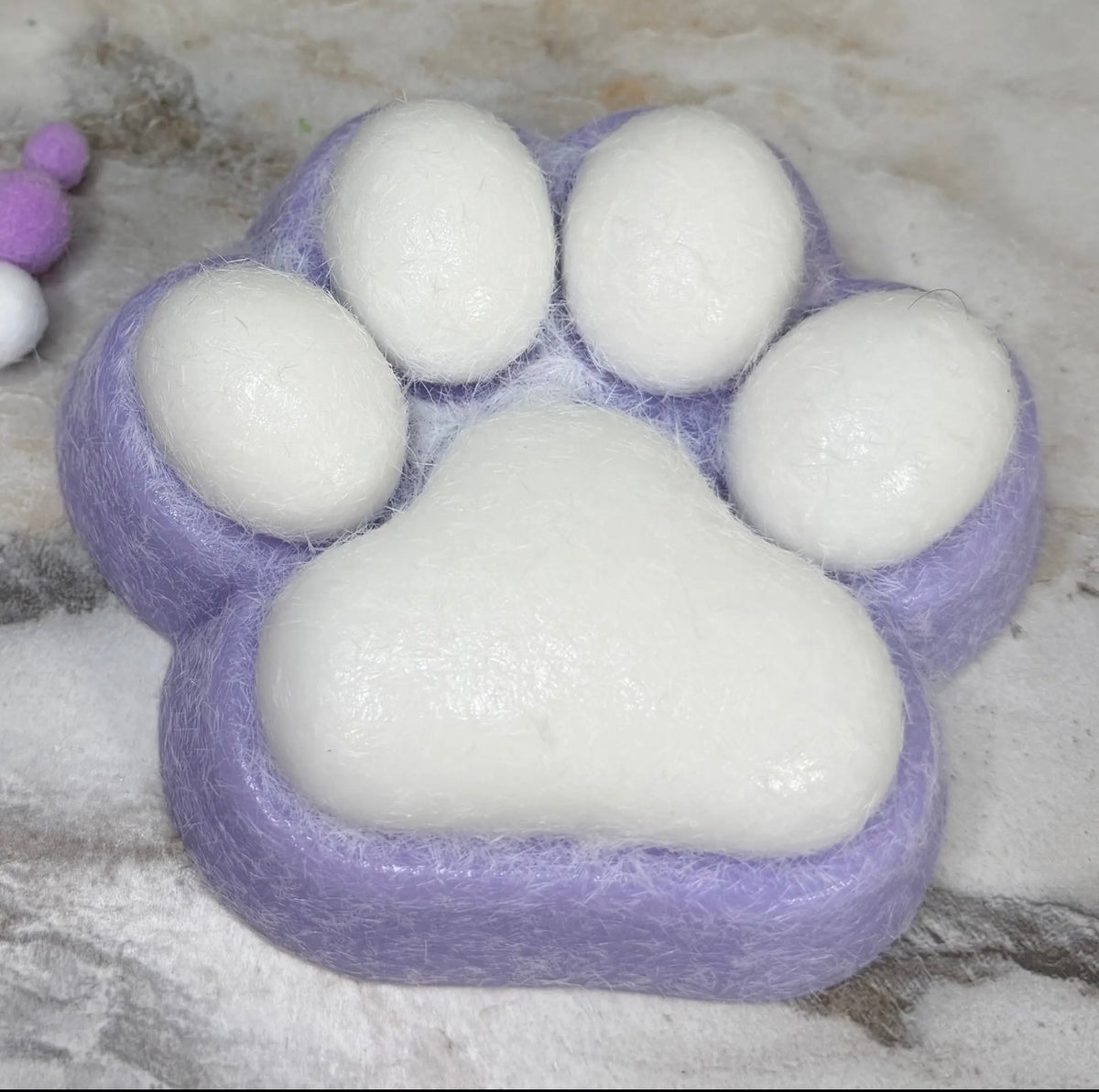 Squishy Toy - Giant Paw Taba -Blue/White or Yellow/White