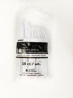 Plastic Cutlery White