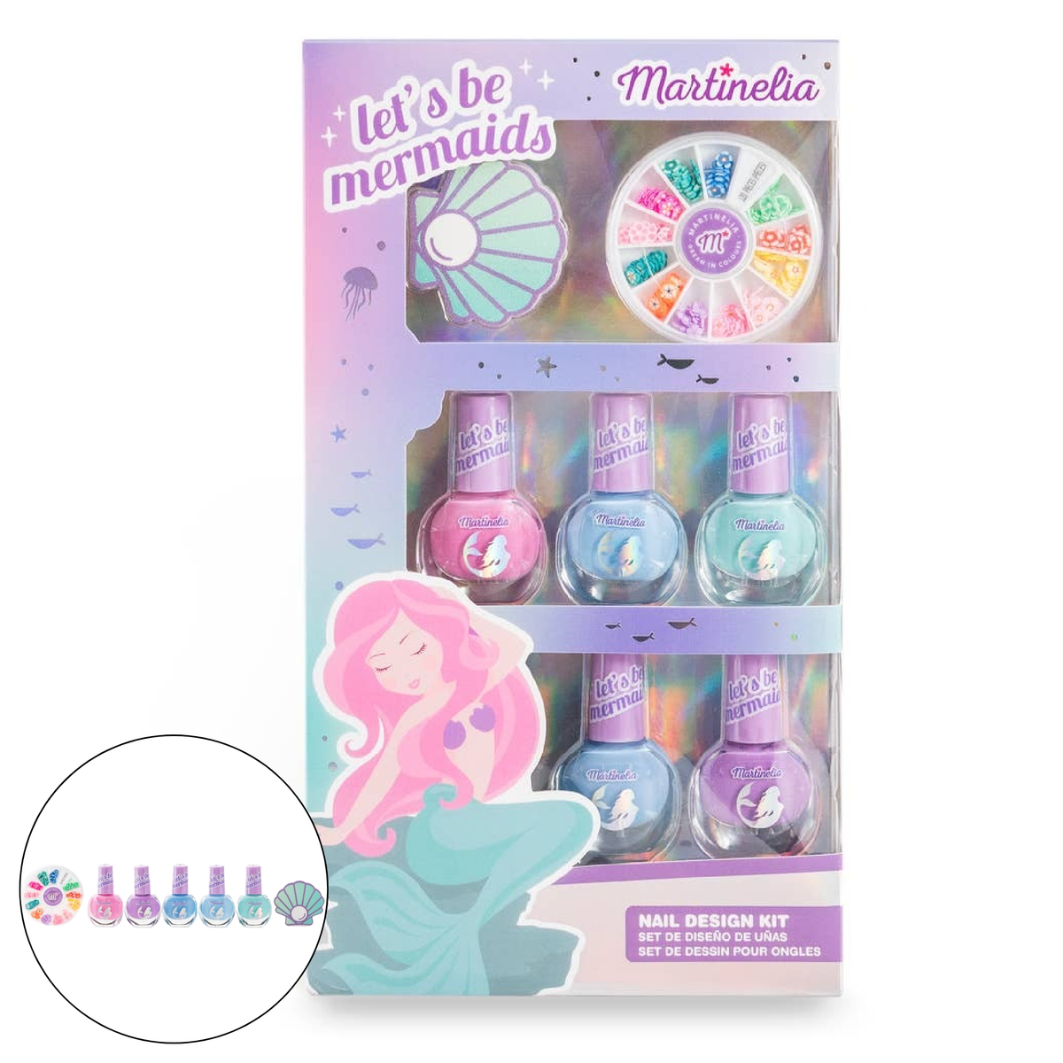 Toysmith - Martinelia Let's Be Mermaids Nails Design Kit