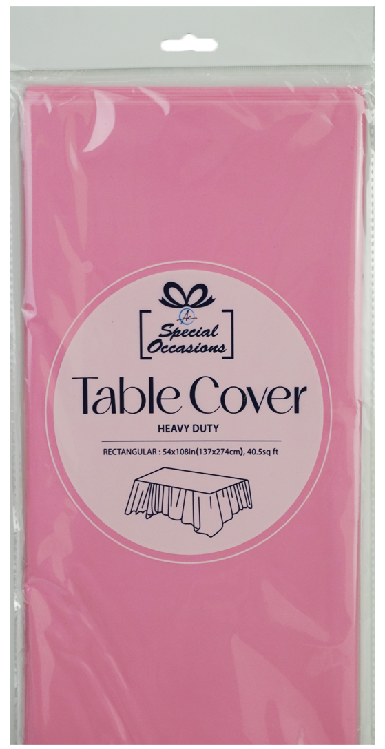 Angels Craft - Disposable Plastic Rectangle Tablecloth, 54 x 108 in: Royal Blue