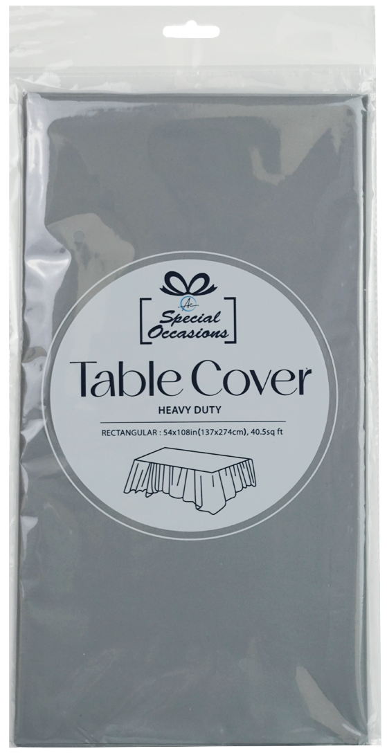 Angels Craft - Disposable Plastic Rectangle Tablecloth, 54 x 108 in: Green