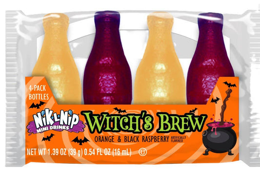Grandpa Joe's Candy Shop - Nik-L-Nip Witch's Brew 4pk, 1.39oz, 18ct