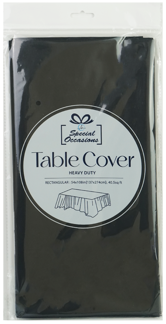 Angels Craft - Disposable Plastic Rectangle Tablecloth, 54 x 108 in: Light Pink