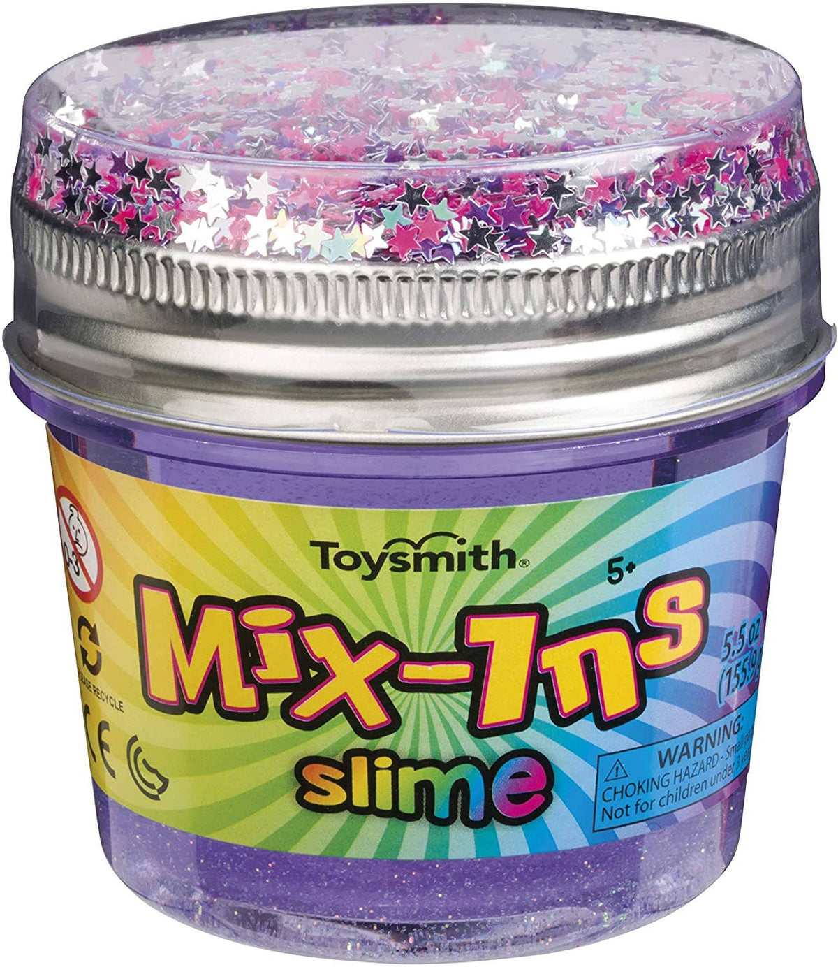 Toysmith - Mix-Ins Slime & Confetti Kit, Asst Styles/Colors, Party Gift