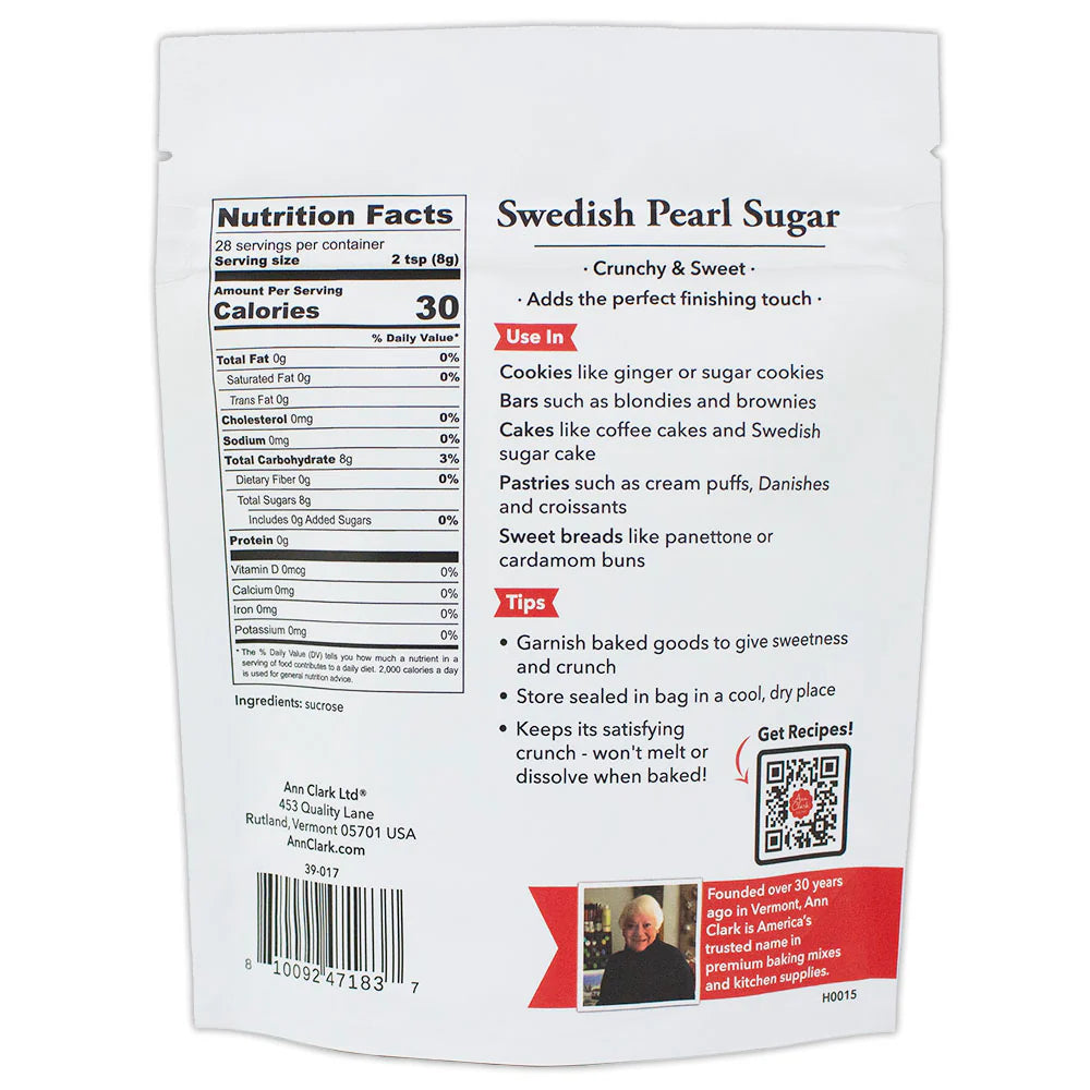 Ann Clark Swedish Pearl Sugar,  8 oz
