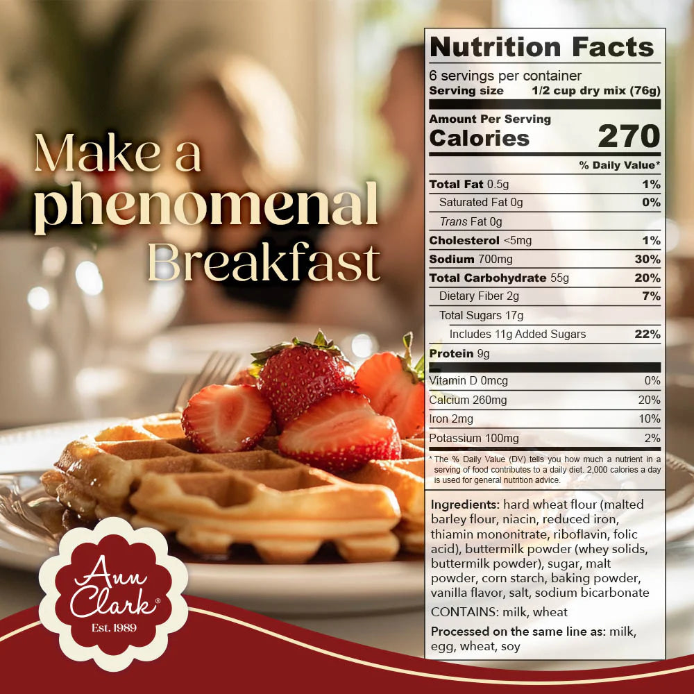 Ann Clark Belgian Waffle Mix, 16 oz